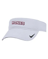 Nike Men's White Virginia Tech Hokies 2025 On-Field Ace Performance Adjustable Visor Hat