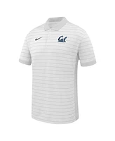 Nike Men's White Cal Bears 2025 Early Season Coaches Sideline Victory Stripe Performance Polo Shirt