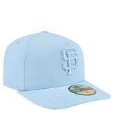 New Era Men's Light Blue San Francisco Giants Color Pack A-Frame 59FIFTY Fitted Hat
