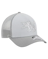 New Era Men's Gray Tom and Jerry Tonal 9FORTY Adjustable Trucker Hat