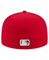 New Era Men's Red Albuquerque Isotopes Authentic Collection 59FIFTY Fitted Hat