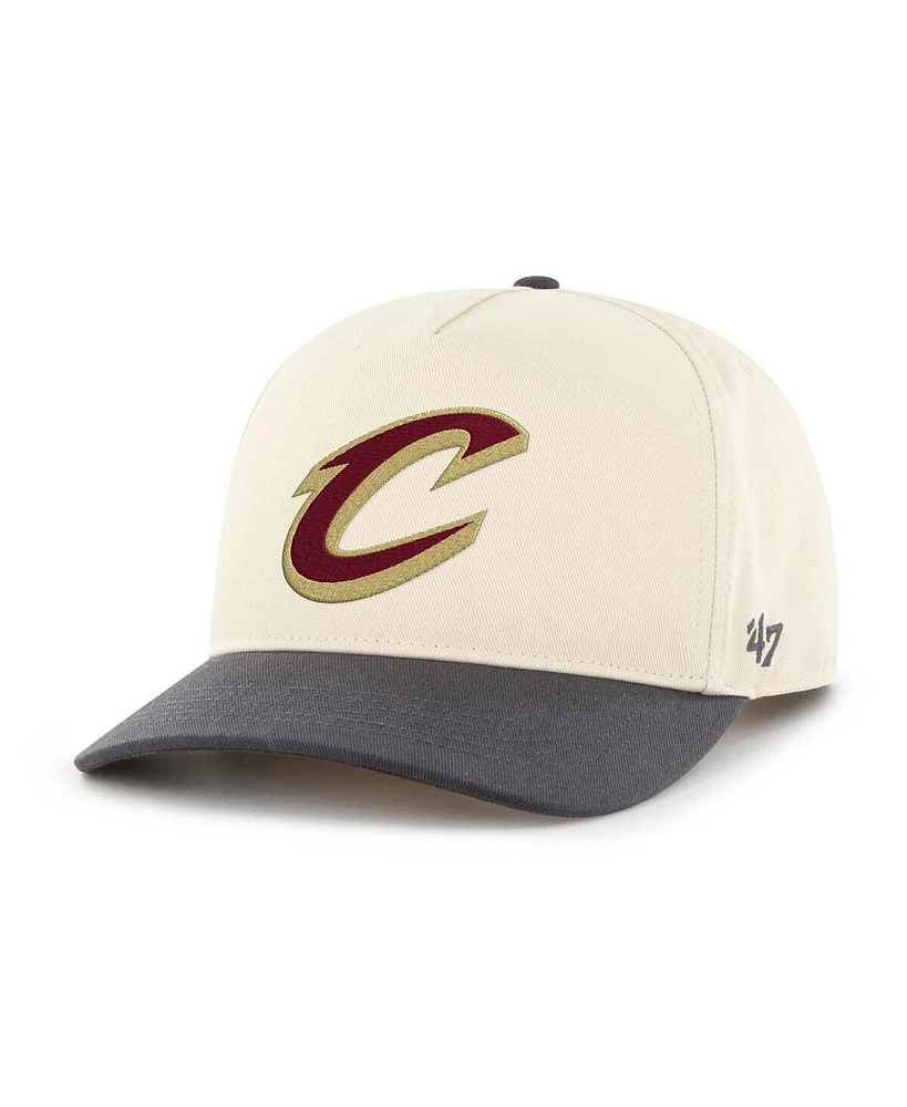 '47 Brand Men's Cream/Navy Cleveland Cavaliers Roscoe Hitch Adjustable Hat