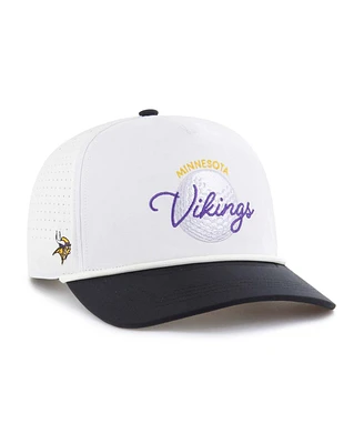 '47 Brand Men's White/Black Minnesota Vikings Gimmie Golf Hitch Rope Adjustable Hat