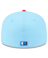 New Era Men's Light Blue/Red Washington Nationals 2025 Fourth of July Low Profile 59FIFTY Fitted Hat