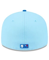 New Era Men's Light Blue/Blue Colorado Rockies 2025 Fourth of July Low Profile 59FIFTY Fitted Hat