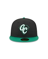 New Era Men's Black Dayton Dragons Theme Nights 59FIFTY Fitted Hat