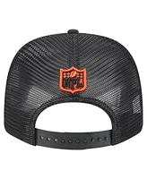 New Era Men's Black Cincinnati Bengals Team Collection 9SEVENTY Stretch-Snap Adjustable Hat