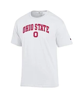 Champion Men's White Ohio State Buckeyes Arched Logo T-Shirt