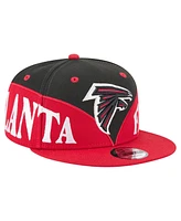 New Era Men's Black/Red Atlanta Falcons Split 9FIFTY Snapback Hat