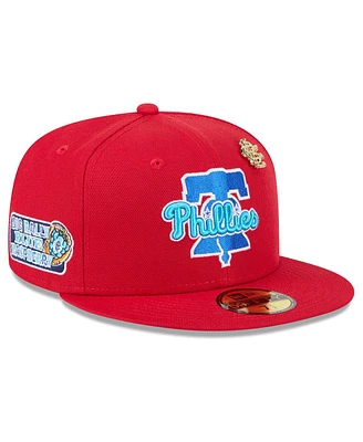 New Era Men's Red Philadelphia Phillies 2025 Big League Chew 59FIFTY Fitted Hat