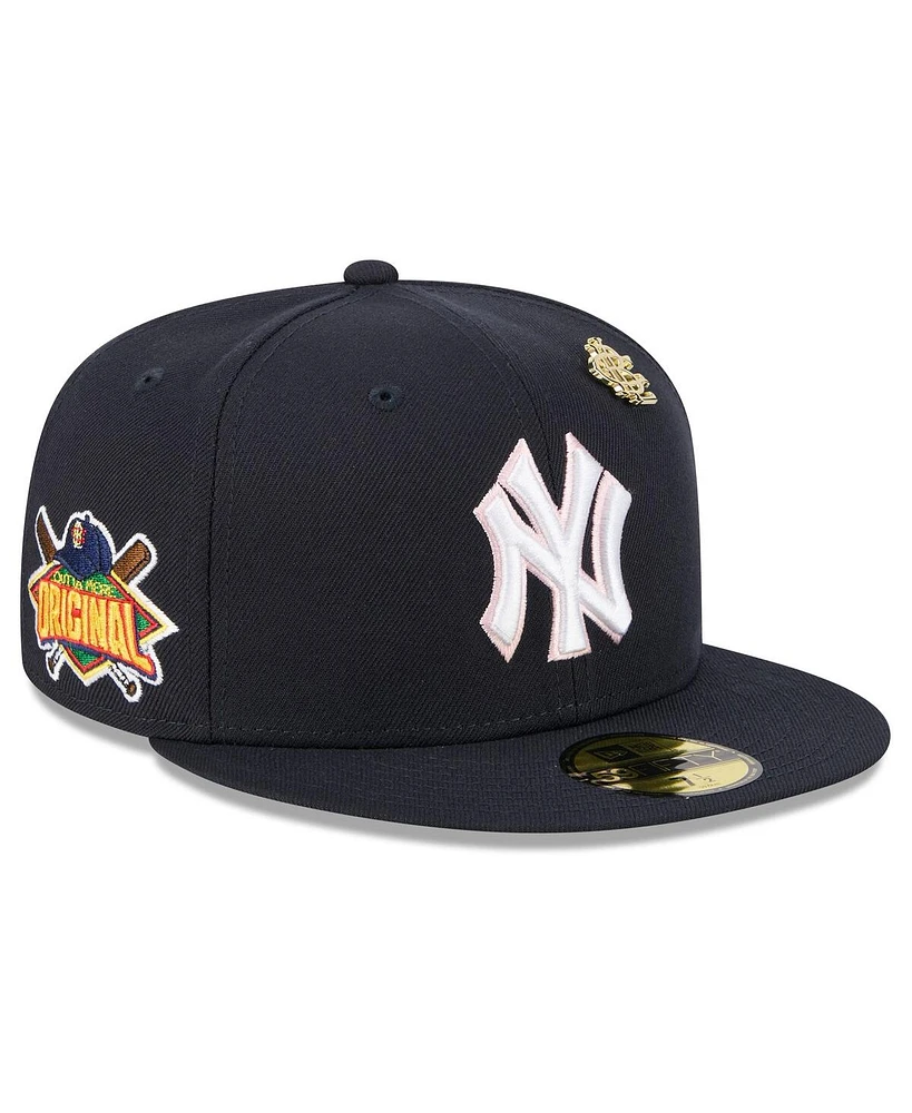 New Era Men's Navy York Yankees 2025 Big League Chew 59FIFTY Fitted Hat