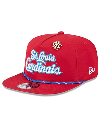 New Era Men's Red St. Louis Cardinals 2025 Big League Chew Golfer Snapback Hat