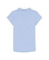 Big Girls Uniform Short Sleeve Performance Knit Polo Top