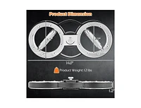 12 Lbs Burn Machine Arm Workout Equipment with Adjustable Resistance