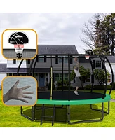 12FT Kids Trampoline with Net & Ladder