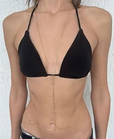 Adornia 14K Gold Plated Adjustable Body Chain