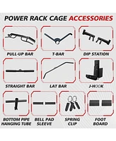 Power Cage with Cable Crossover & Attachments