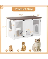 Large Cat Litter Box Enclosure