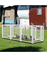 Dog Playpen 8 Panels 24" Heavy Duty