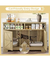 Streamdale Furniture Hidden Litter Box Furniture