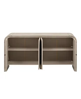 Streamdale Furniture Woven Wood Slat Door Sideboard