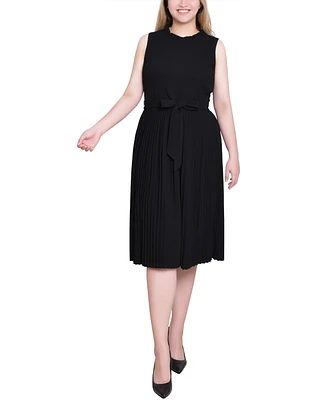 Ny Collection Women's Sleeveless Pleated Skirt Dress