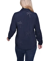 Ny Collection Women's Long Sleeve Top