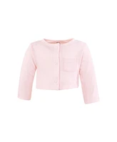 Hudson Baby Girls Cotton Dress and Cardigan Set