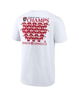 Fanatics Men's White Florida Panthers 2025 Stanley Cup Champions Jersey Roster T-Shirt