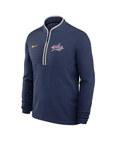 Nike Men's Navy 2025 Mlb All-Star Game Victory Performance Half-Zip Pullover Hoodie