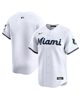 Nike Men's White Miami Marlins Home Limited Jersey