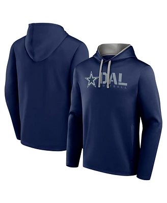 Logo Athletic Men's Navy Dallas Cowboys Head Start Pullover Hoodie