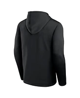 Logo Athletic Men's Black Pittsburgh Steelers Head Start Pullover Hoodie