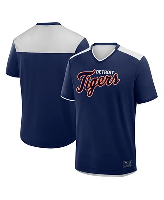 Fanatics Men's Navy Detroit Tigers Walk Off V-Neck T-Shirt