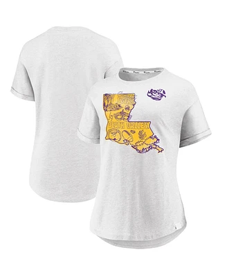 Fanatics Women's White Lsu Tigers True Classics Hometown T-Shirt