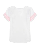 Tommy Hilfiger Big Girls Pointelle Short Sleeve T-Shirt