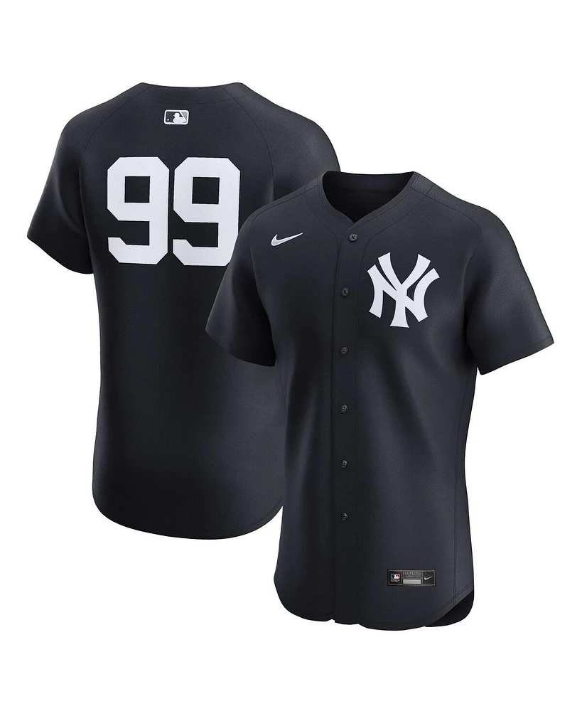 Nike Men's Aaron Judge Navy New York Yankees Alternate 2 Elite Jersey