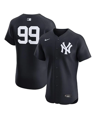 Nike Men's Aaron Judge Navy New York Yankees Alternate 2 Elite Jersey