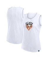 Fanatics Women's White Chicago Bears Slub Tank Top