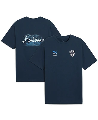 Puma x KidSuper Men's Navy Cf Monterrey 2025 Fifa Club World Cup Graphic T-Shirt