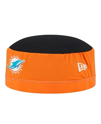 New Era Men's Orange Miami Dolphins Nfl Training Camp Skully Hat
