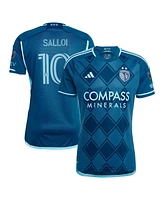 Adidas Men's Daniel Salloi Navy Sporting Kansas City 2024 Diamonds Our Forever Authentic Player Jersey