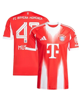 Adidas Men's Jamal Musiala Red Bayern Munich 2025/26 Home Replica Jersey