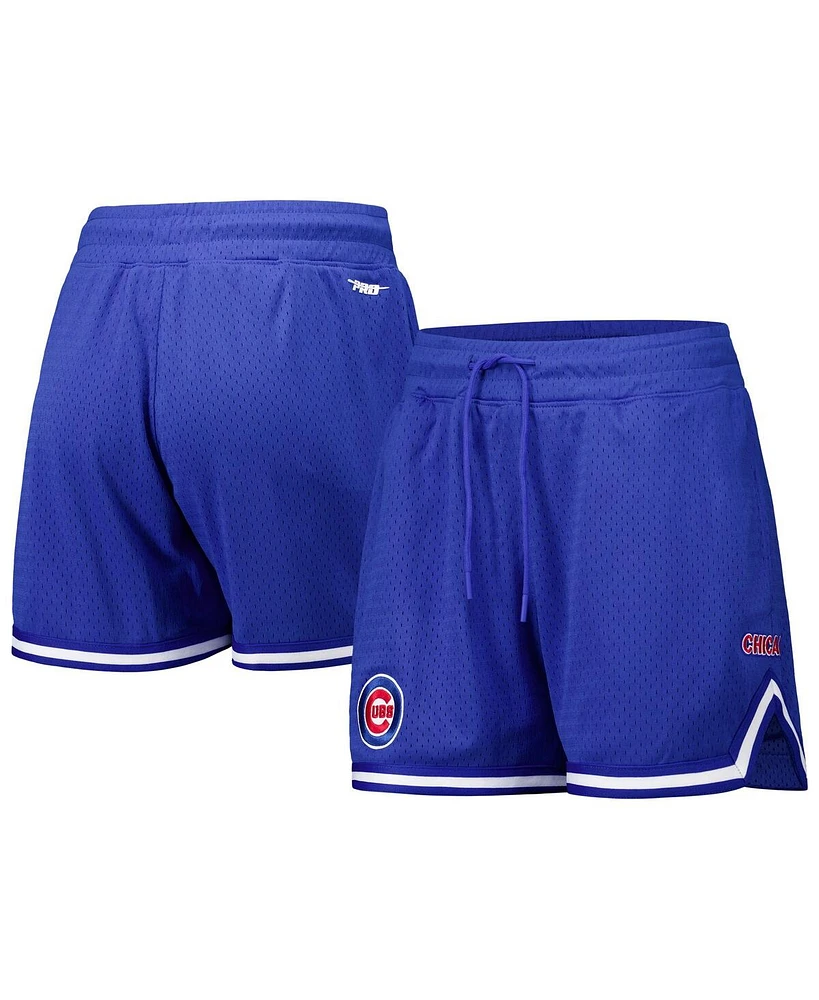 Pro Standard Women's Royal Chicago Cubs Classic Mesh Shorts