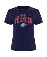 Sportiqe Women's Navy Oklahoma City Thunder Arcadia Boxy T-Shirt