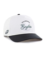 '47 Brand Men's White/Black Philadelphia Eagles Gimmie Golf Hitch Rope Adjustable Hat