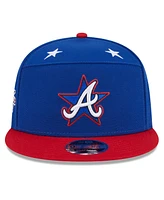 New Era Men's Blue/Red Atlanta Braves 2025 Mlb All-Star Game Workout Side Patch 9FIFTY Snapback Hat