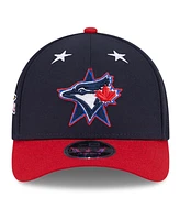 New Era Men's Navy/Red Toronto Blue Jays 2025 Mlb All-Star Game Workout 9FORTY M-Crown Adjustable Hat