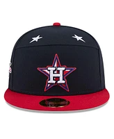 New Era Men's Navy/Red Houston Astros 2025 Mlb All-Star Game Workout Side Patch 59FIFTY Fitted Hat