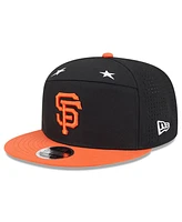 New Era Men's Black/Orange San Francisco Giants 2025 Mlb All-Star Game Side Patch 9FIFTY Snapback Hat